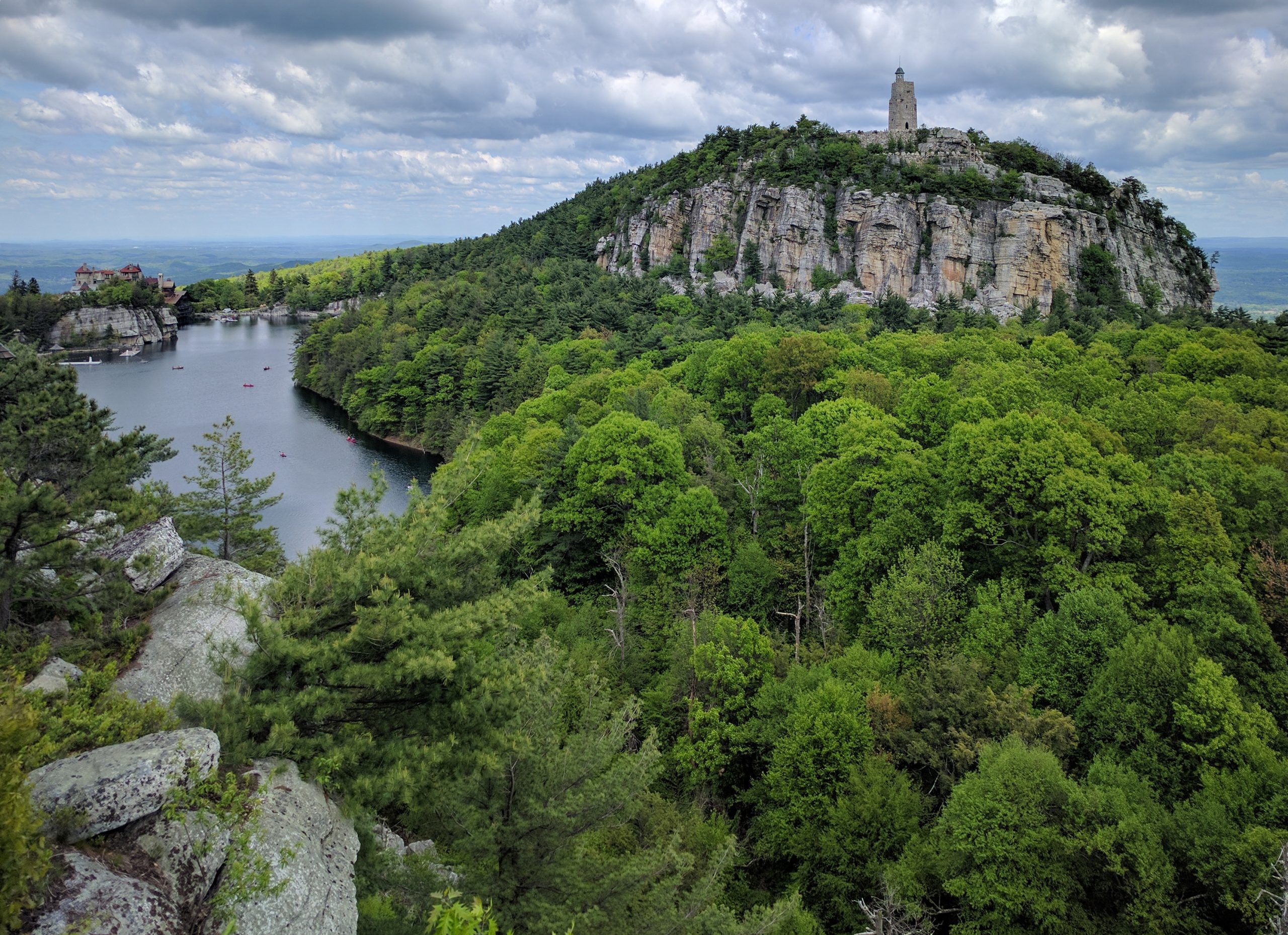 mohonk preserve A mountaintop view in the Mohonk Preserve