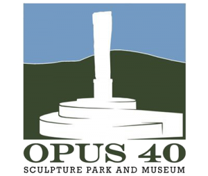 opus 40 Opus 40 Sculpture Park and Museum logo