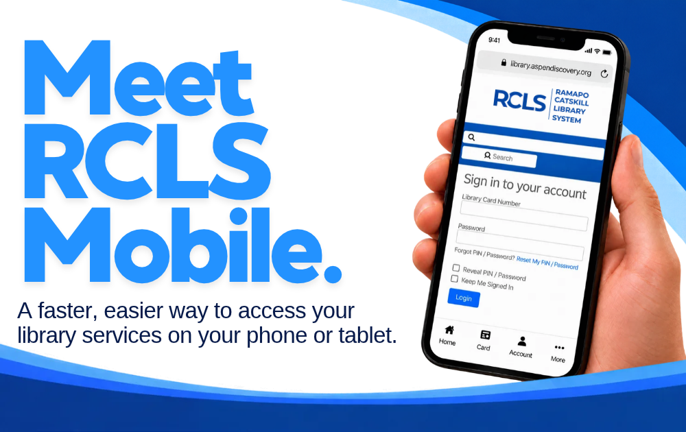 rcls mobile scroller Meet RCLS Mobile, a faster, easier way to access your library services on your phone or tablet